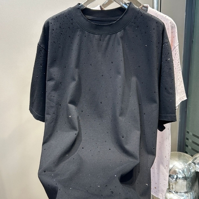 주문 라벨 중량 라인스턴 티셔츠 스트리트 웨어 이상 크기의 빈티지 보기 online manufacture