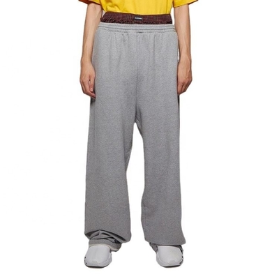 주문 Custom Double Waist Wide Leg Men's Sweatpants in High Street Style with Fleece Cotton (특별 맞춤형 듀얼 허리 넓은 다리 남성 스웨트 바지) online manufacture