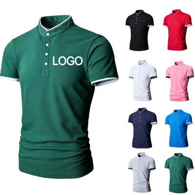 주문 캐주얼 일상 생활용 맞춤형 코튼 폴리에스터 폴로 셔츠 online manufacture