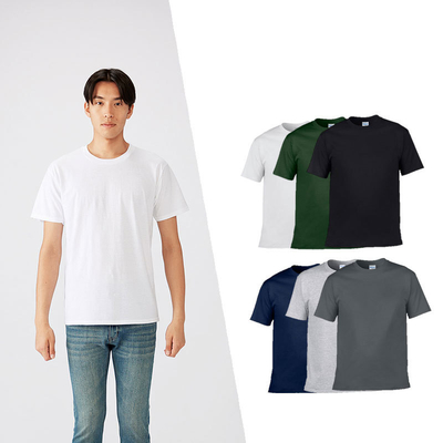 주문 남성용 흰색 플러스 사이즈 코튼 폴리에스터 티셔츠 online manufacture