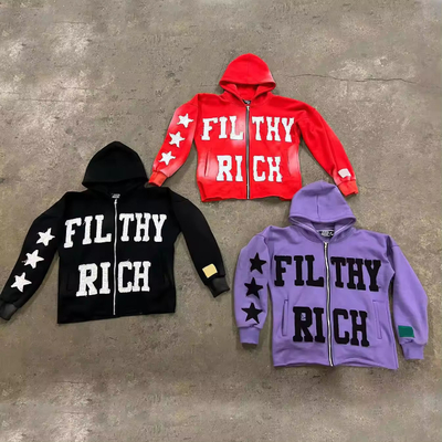 주문 embroidery couple hoodies Autumn Streetwear 400gsm Cotton Patches Acid Wash Sun Faded Zip Up Cropped Hoodie embroidery couple hoodies Autumn Streetwear 400gsm Cotton Patches Acid Wash Sun Fading Zip Up Cropped Hoodie online manufacture