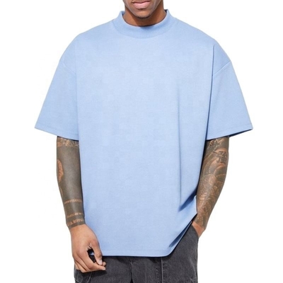 중형 티셔츠 텅 비어 주거용 Jersey Fabric Oversize Drop Shoulder 티셔츠 300 Gsm 빈 평면 티