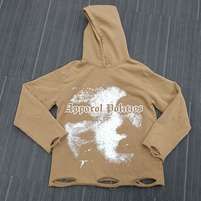 S-6XL dtg 프린팅 후디 크기가 큰 프랑스 테리 코튼 후디