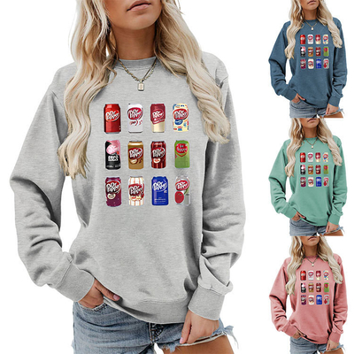 사용자 지정 Y2k 그래픽 디자인 여성용 S-6XL 또는 사용자 지정 크기 Fun Crewneck Hoodie
