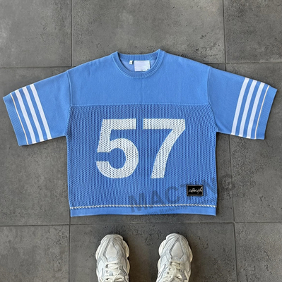 스트리트 웨어 맞춤형 티셔츠 고품질 에브도레이션 짧은 장갑 박스 크로프드 코튼 맷 넥타이 Jersey 티셔츠
